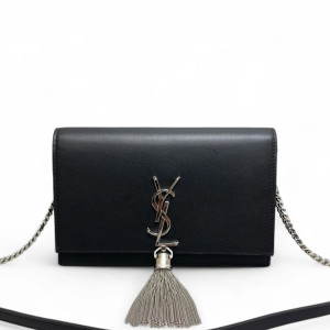 Yves Saint Laurent Small Kate Corssbody Bag Calfskin Black