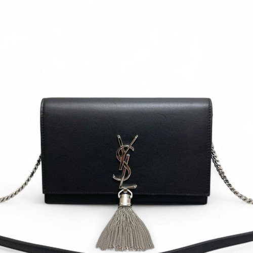 Yves Saint Laurent Small Kate Corssbody Bag Calfskin Black