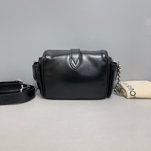 Louis Vuitton Cargo Wearable Wallet Calfskin Black