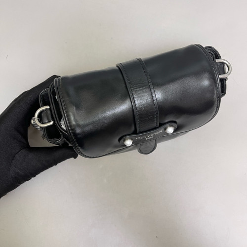 Louis Vuitton Cargo Wearable Wallet Calfskin Black
