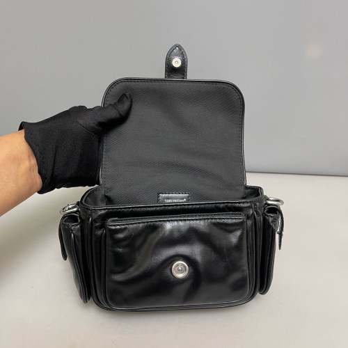 Louis Vuitton Cargo Wearable Wallet Calfskin Black