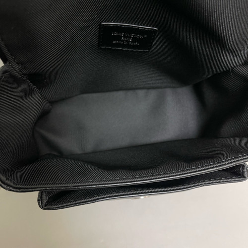 Louis Vuitton Cargo Wearable Wallet Calfskin Black