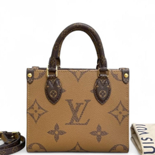 Louis Vuitton Onthego BB Reverse Monogram Giant Brown Louis Vuitton Onthego BB Reverse Monogram Giant Brown