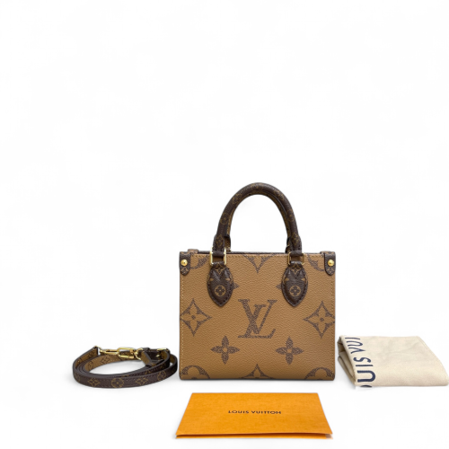 Louis Vuitton Onthego BB Reverse Monogram Giant Brown Louis Vuitton Onthego BB Reverse Monogram Giant Brown
