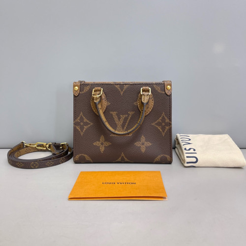 Louis Vuitton Onthego BB Reverse Monogram Giant Brown Louis Vuitton Onthego BB Reverse Monogram Giant Brown