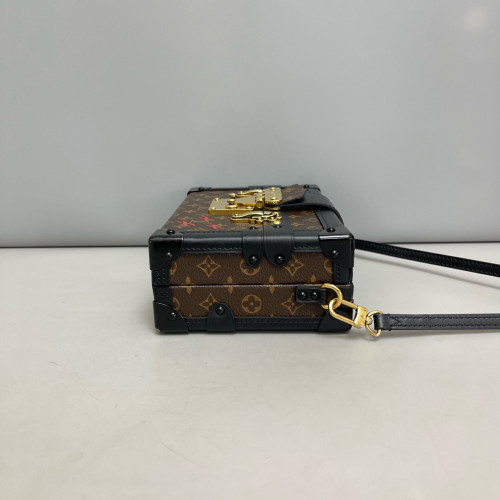 Louis Vuitton Petite Malle Monogram Brown Black