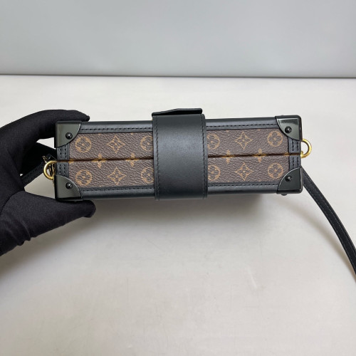 Louis Vuitton Petite Malle Monogram Brown Black