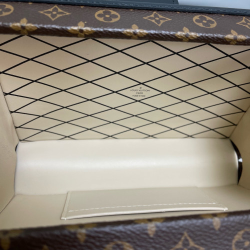 Louis Vuitton Petite Malle Monogram Brown Black