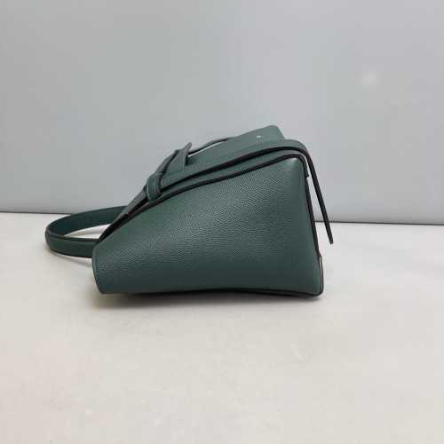 Celine Micro Belt Bag Grained Calfskin Dark Green