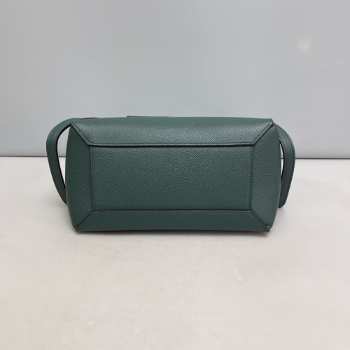 Celine Micro Belt Bag Grained Calfskin Dark Green