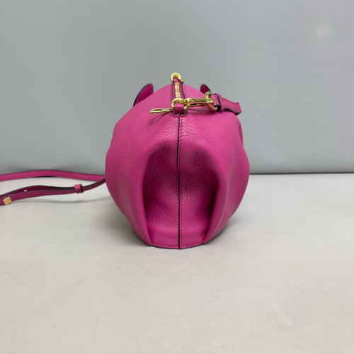 Loewe Elephant Crossbody Bag Calfskin Magenta