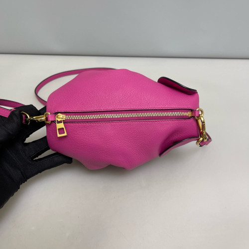 Loewe Elephant Crossbody Bag Calfskin Magenta