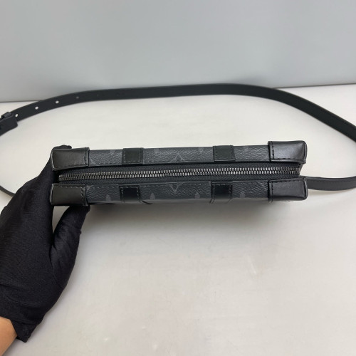 Louis Vuitton Soft Trunk Wallet Monogram Eclipse Black