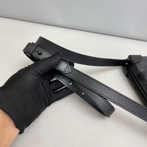 Louis Vuitton Soft Trunk Wallet Monogram Eclipse Black