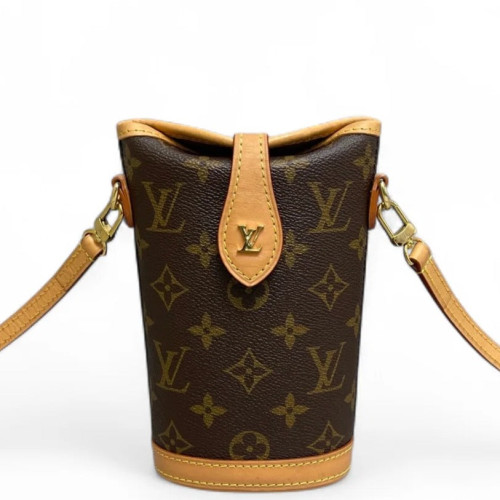 Louis Vuitton Fold Me Pouch Monogram Brown