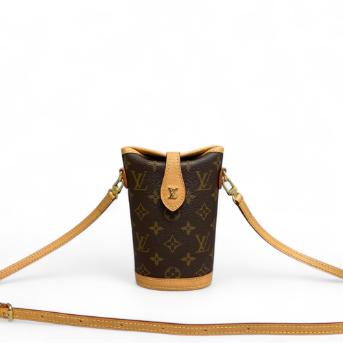 Louis Vuitton Fold Me Pouch Monogram Brown