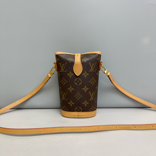 Louis Vuitton Fold Me Pouch Monogram Brown