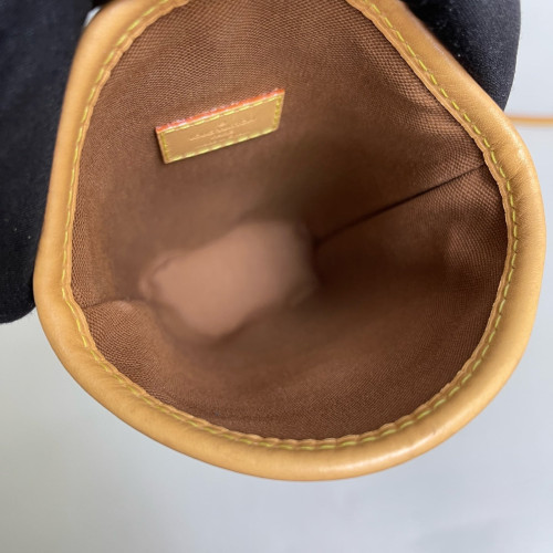 Louis Vuitton Fold Me Pouch Monogram Brown