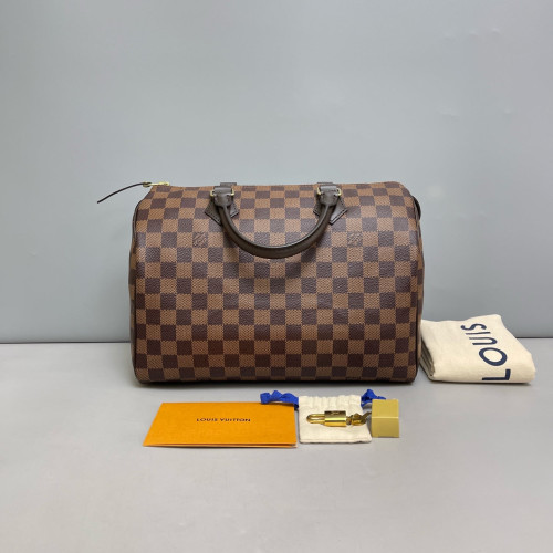 Louis Vuitton Speedy 30 Damier Ebene Brown