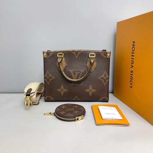 Louis Vuitton Onthego PM Reverse Monogram Giant Brown
