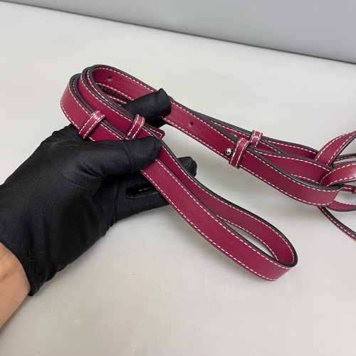 Loewe Mini Hammock Grained Calfskin Red