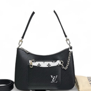 Louis Vuitton Marelle Handbag Epi Black