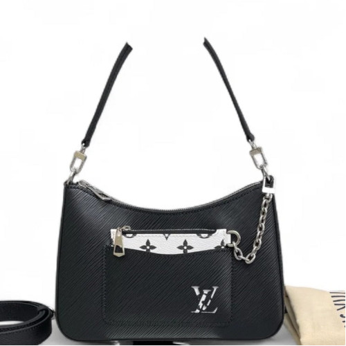 Louis Vuitton Marelle Handbag Epi Black