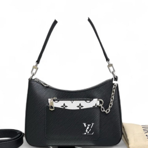 Louis Vuitton Marelle Handbag Epi Black