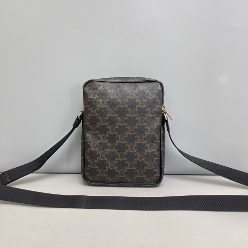 Celine Camera Case Triomphe Black Brown