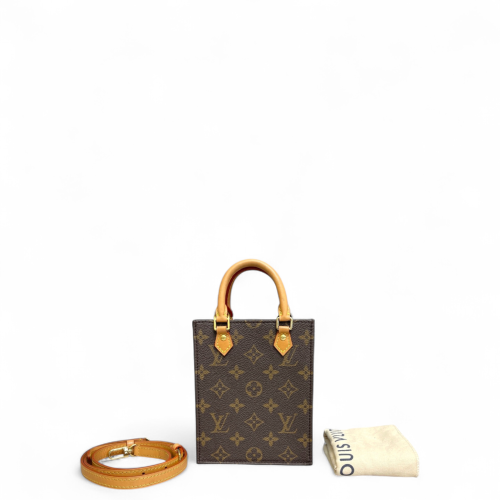 Louis Vuitton Petite Sac Plat Monogram Brown