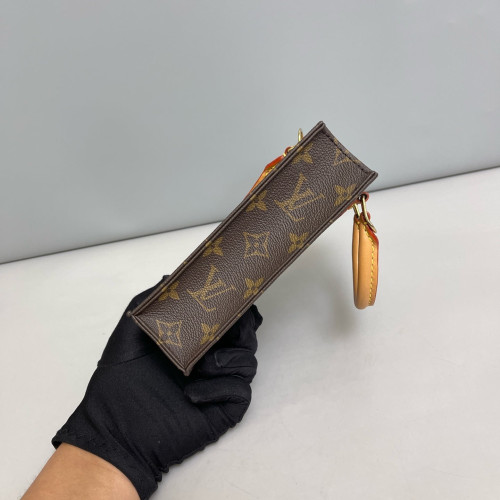 Louis Vuitton Petite Sac Plat Monogram Brown