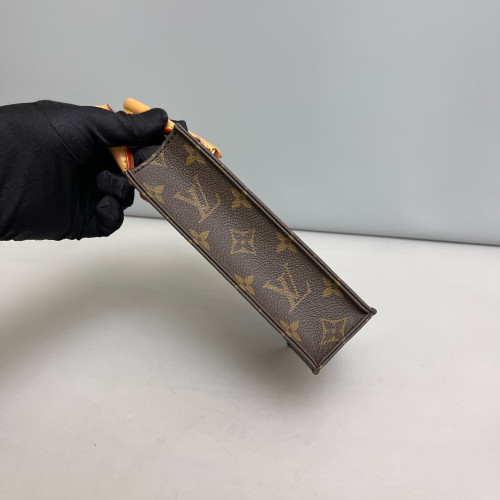 Louis Vuitton Petite Sac Plat Monogram Brown