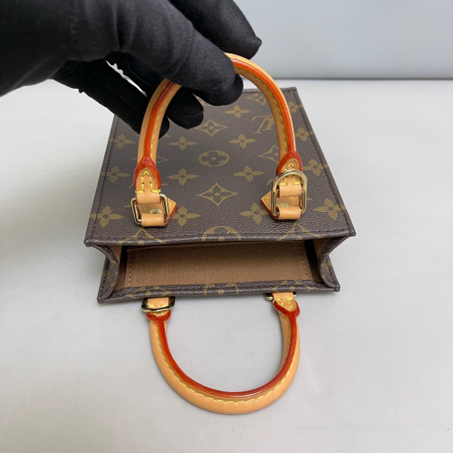 Louis Vuitton Petite Sac Plat Monogram Brown