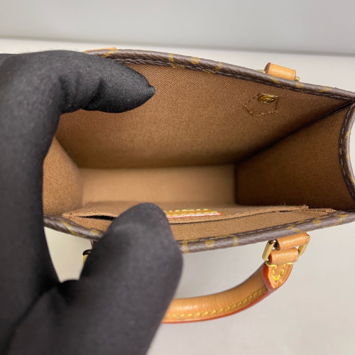 Louis Vuitton Petite Sac Plat Monogram Brown