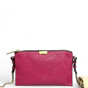 Burberry Crossbody Bag Grained Calfskin Fuchsia Burberry Crossbody Bag Grained Calfskin Fuchsia