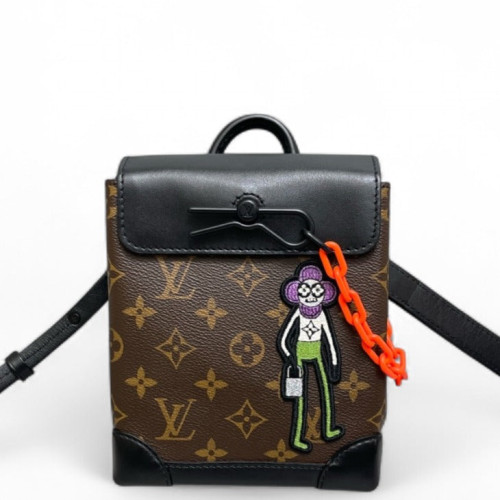 Louis Vuitton Nano Steamer Monogram Brown Black