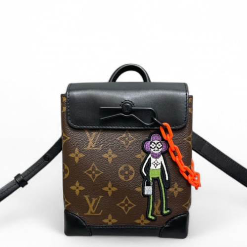 Louis Vuitton Nano Steamer Monogram Brown Black