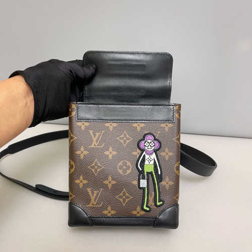 Louis Vuitton Nano Steamer Monogram Brown Black
