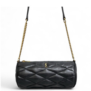 Yves Saint Laurent Sade Mini Tube Calfskin Black