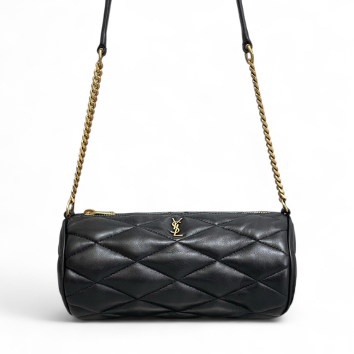 Yves Saint Laurent Sade Mini Tube Calfskin Black