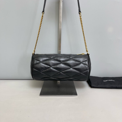 Yves Saint Laurent Sade Mini Tube Calfskin Black
