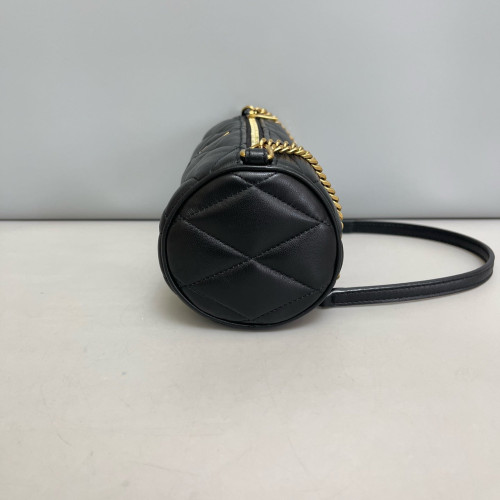 Yves Saint Laurent Sade Mini Tube Calfskin Black