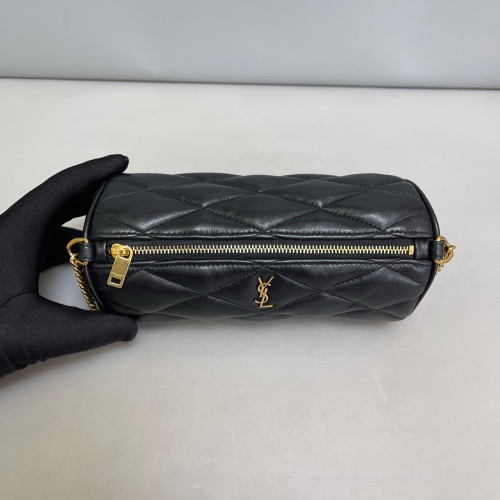 Yves Saint Laurent Sade Mini Tube Calfskin Black