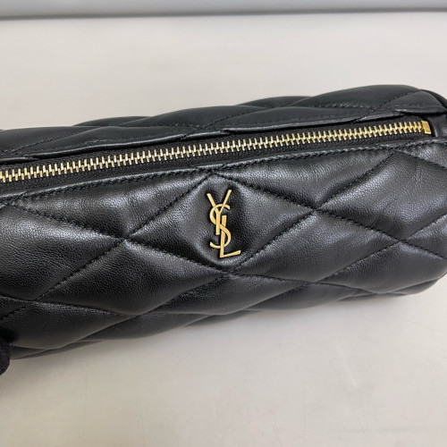 Yves Saint Laurent Sade Mini Tube Calfskin Black
