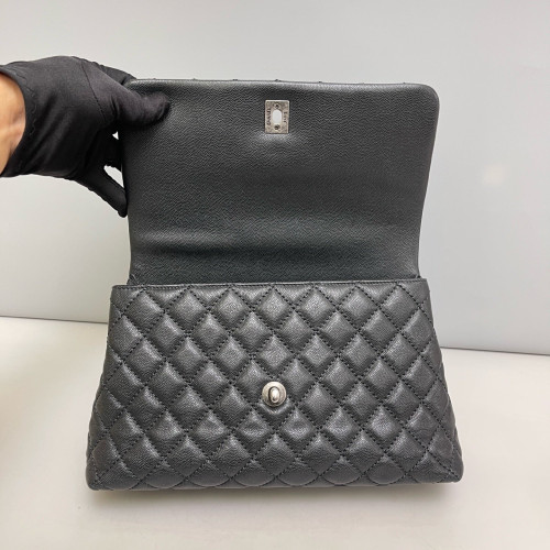 Chanel Medium Coco Handle Caviar Black