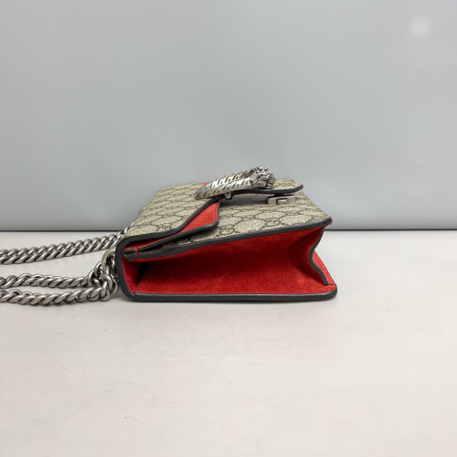Gucci Small Dionysus GG Monogram Red Brown