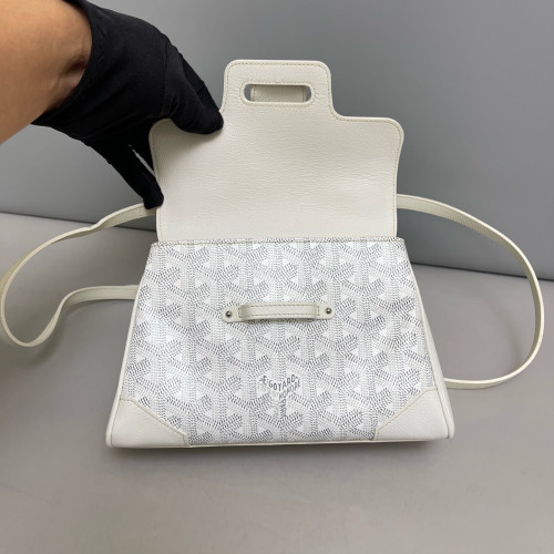 Goyard Mini Saigon Goyardine Wood White Grey