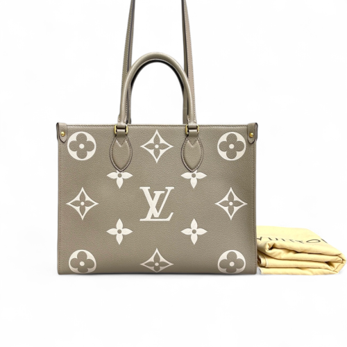 Louis Vuitton Onthego MM Monogram Empreinte Giant Grey
