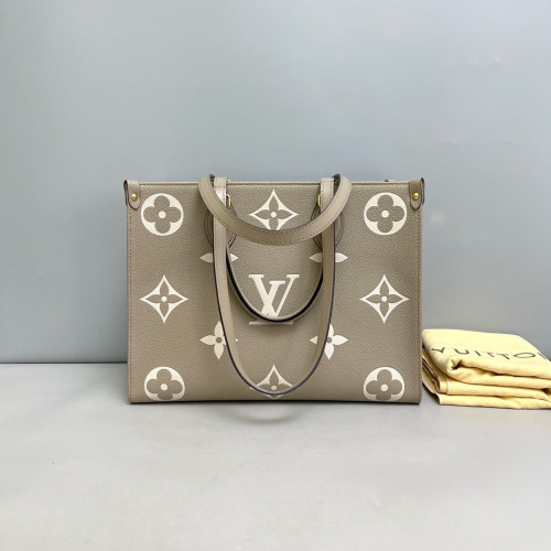 Louis Vuitton Onthego MM Monogram Empreinte Giant Grey