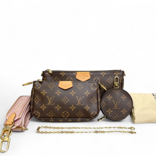 Louis Vuitton Multi Pochette Accessories Monogram Brown